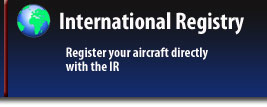 International Registry Button for my airplane